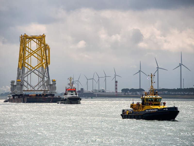 Offshore wind farm with fish nursery around base.  Poster for Sale by  funkyworm