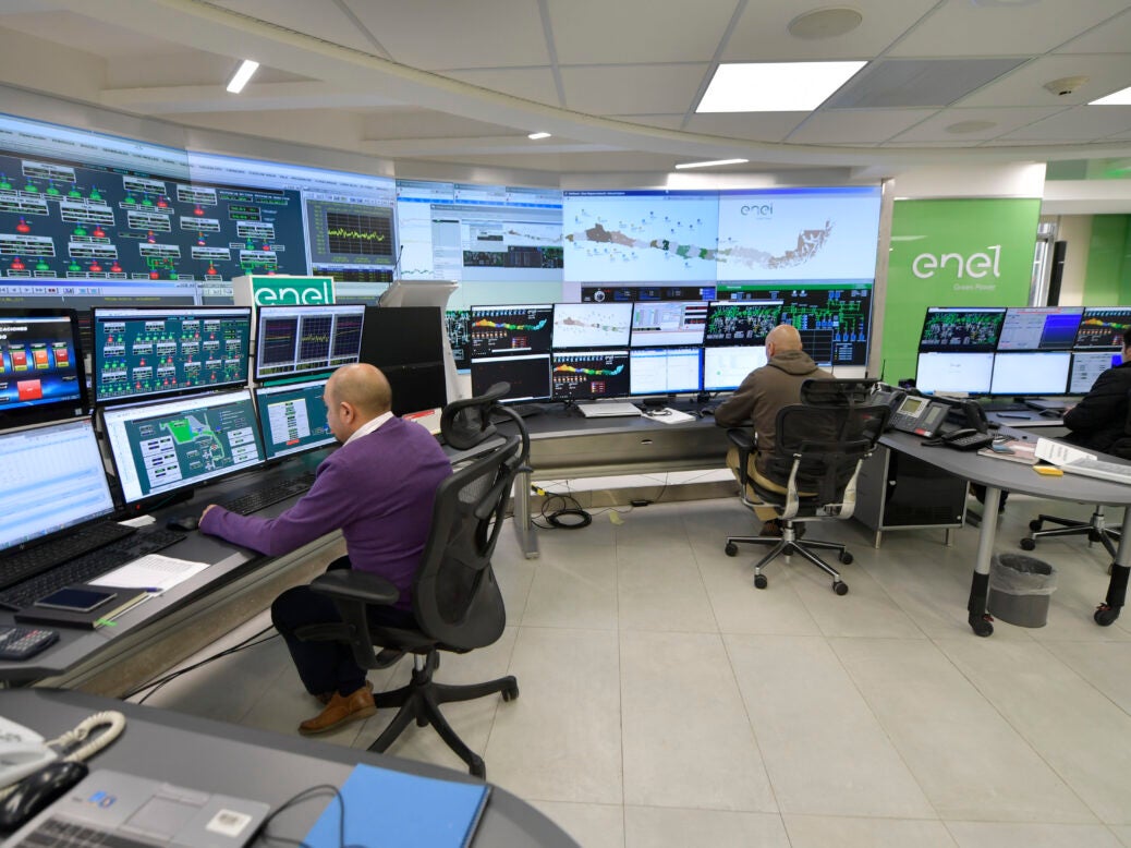 Enel energy control room