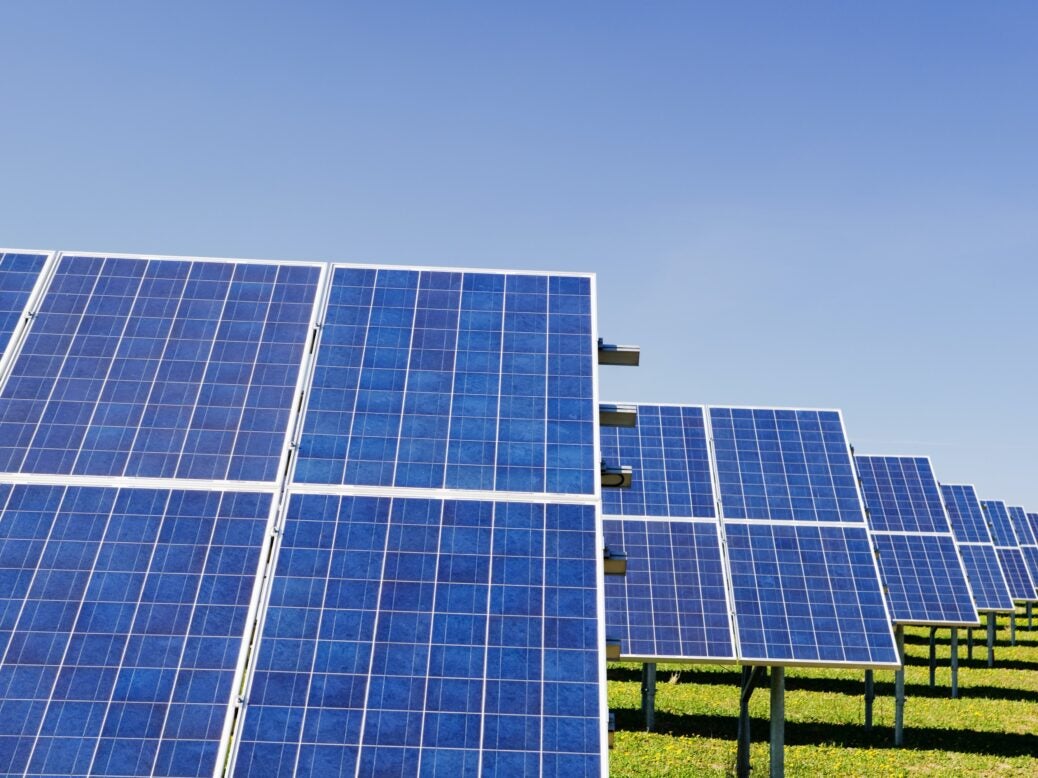 Solar panels, high resolution