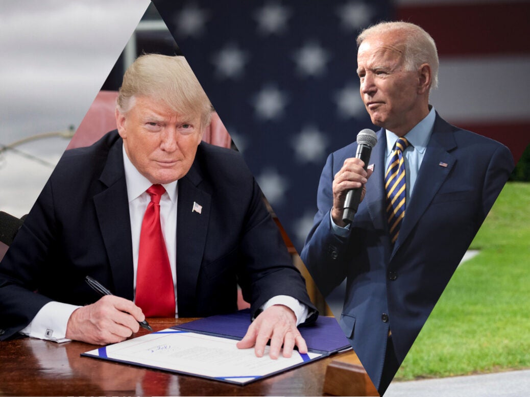 Biden and Trump