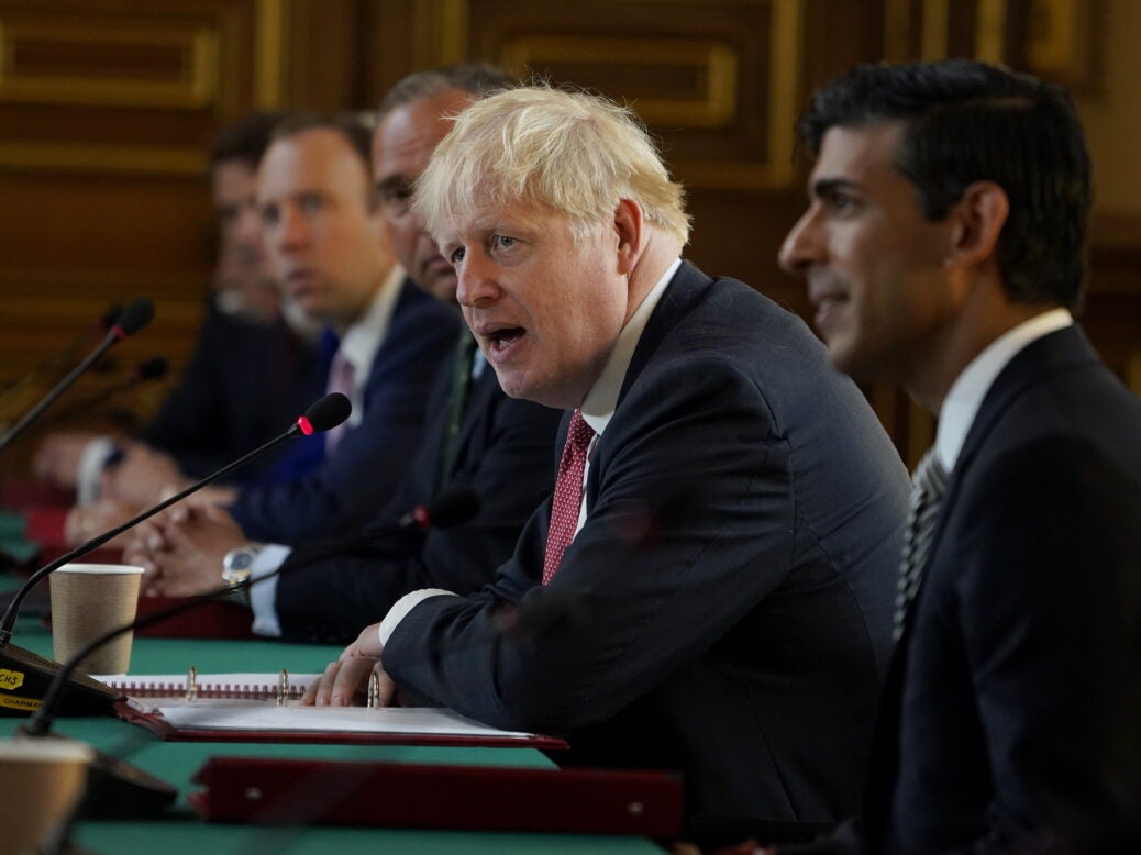 UK Prime Minister Boris Johnson