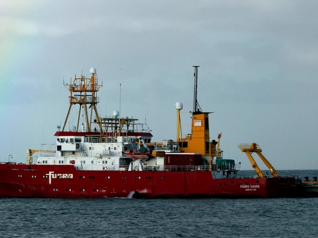 Fugro Gauss survey vessel