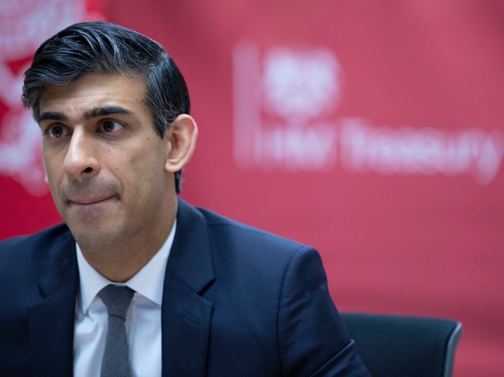 UK chancellor Rishi Sunak