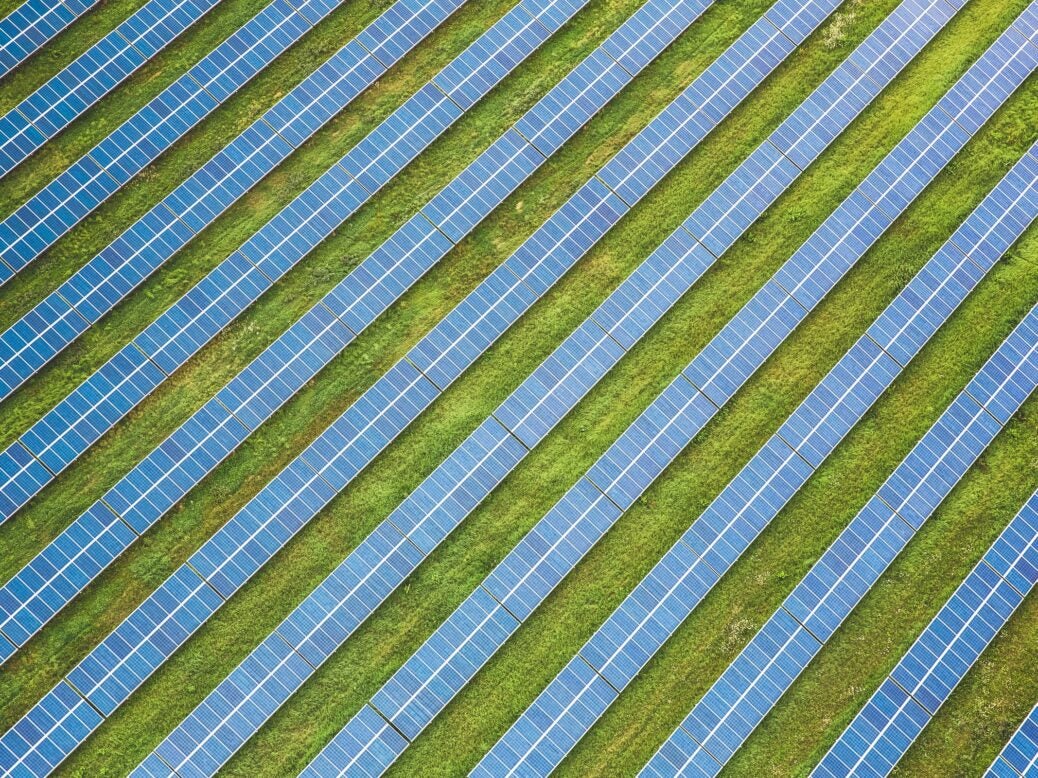 A solar farm near Dobenreuth, Germany.