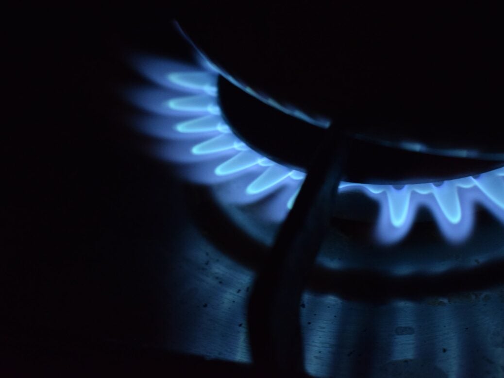 Gas flame