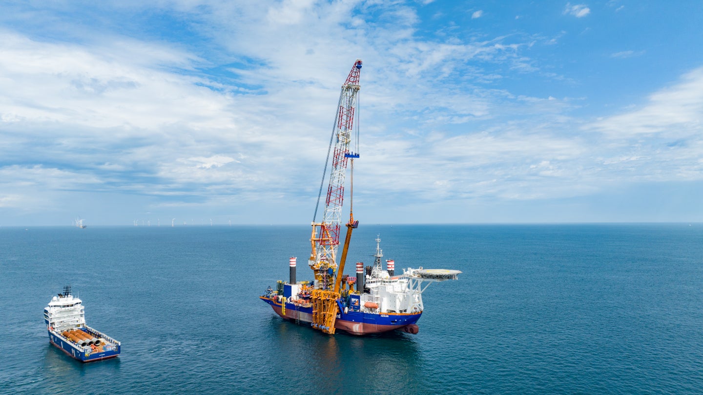 Parc éolien offshore du Golfe de Saint Brieuc, France