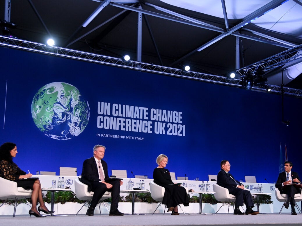 Finance ministers at COP26