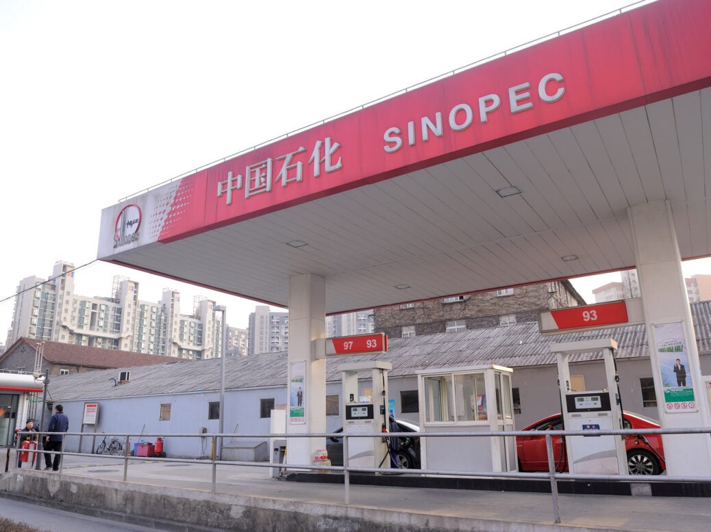 Sinopec filling station