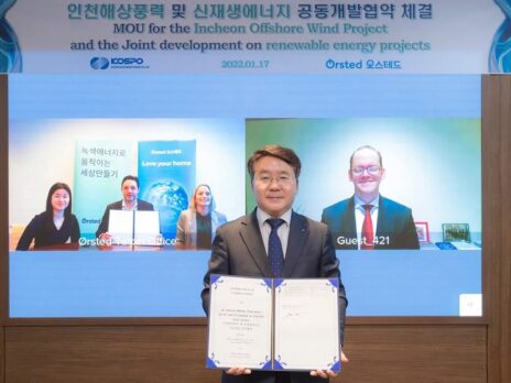 Ørsted and KOSPO sign MoU for offshore project in South Korea