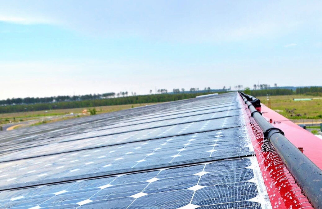 Sunbooster solar water cooling system