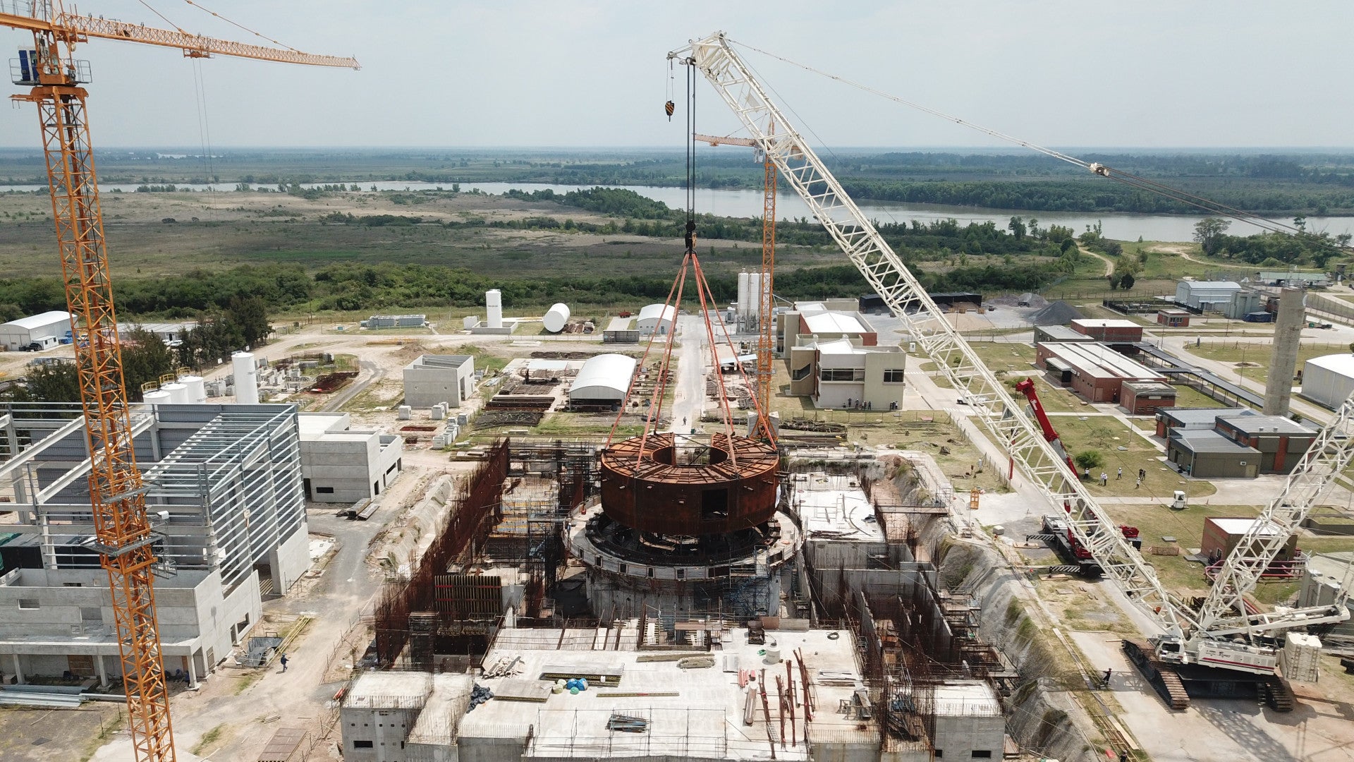 Where will the first small modular nuclear reactors be?