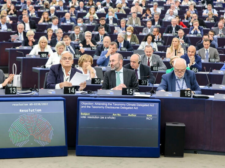 European Parliament votes on green taxonomy