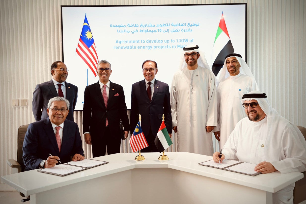 Masdar signs MoU with Malaysia for 10GW of renewables development