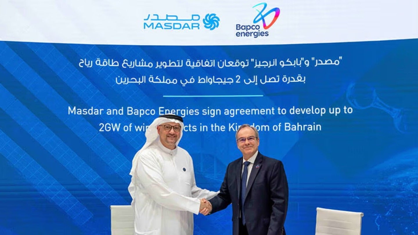 Masdar and Bapco Energies to develop 2GW Bahrain wind projects - Vimarsana News