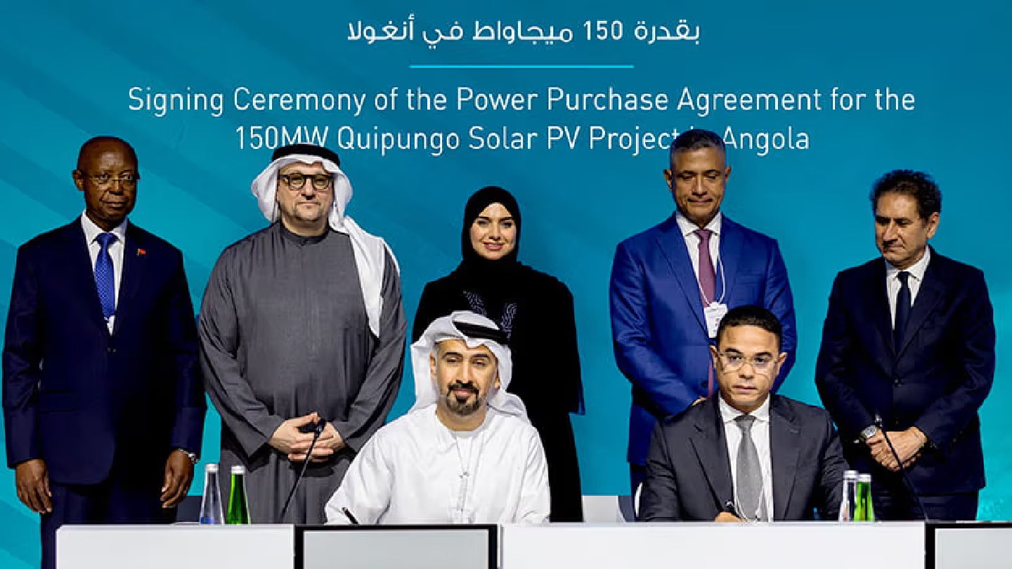 Masdar secures PPA for Quipungo Solar PV project in Angola