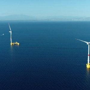 Floating wind farm