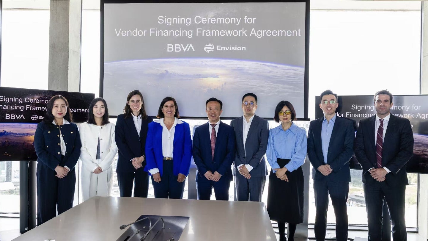 Envision Energy, BBVA sign $500m vendor financing agreement