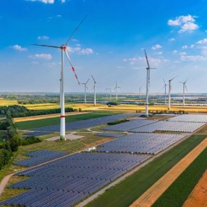 Solar and wind farm