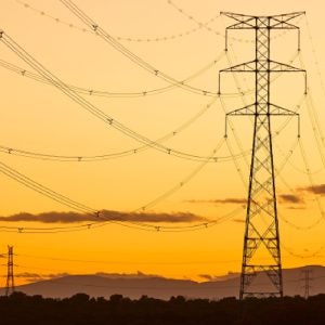 Power line tower