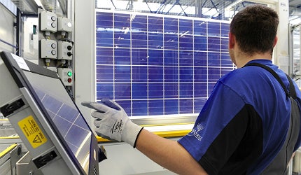 European and US solar panel manufacturers say they can't compete with China