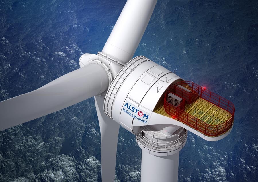 Alstom_6MW Haliade-150 offshore wind turbine
