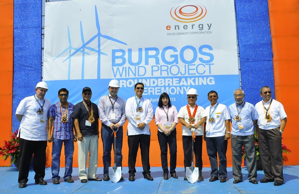 Burgos Wind Project ground breaking ceremony