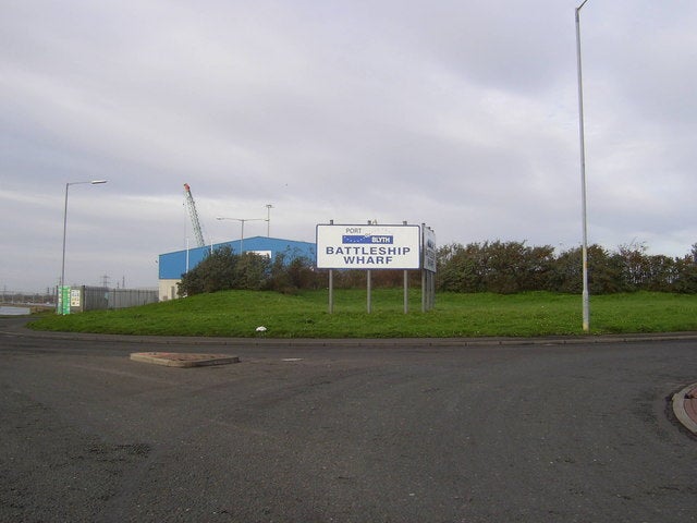 North Blyth Biomass Power Station site